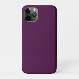 Aubergine Paarse Classic Solid Plain Case-Mate iPhone Case