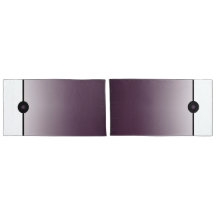 Aubergine paarse kleur vervagen met polka stippen