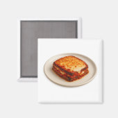 Aubergine Parmigiana Sticker Magneet (Voorkant / Achterkant)