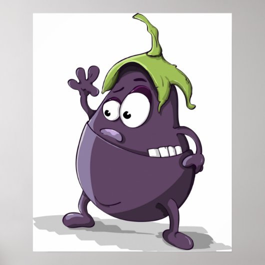 Aubergine Poster (Voorkant)
