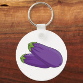 Aubergine Sleutelhanger (Voorkant)