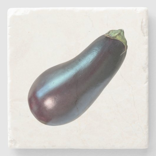 Aubergine stenen onderzetter (Voorkant)