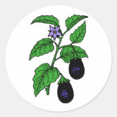 Aubergine Stickers (Voorkant)