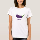 Aubergine T-shirt (Voorkant)
