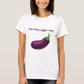Aubergine T-shirt (Voorkant)