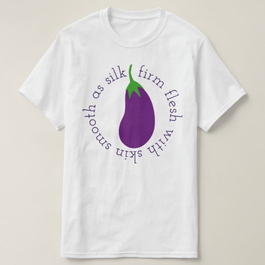 Aubergine T-shirt (Design voorkant)