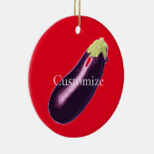 Aubergine Thunder_Cove Keramisch Ornament (Rechts)