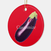 Aubergine Thunder_Cove Keramisch Ornament (Links)