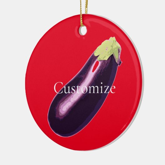 Aubergine Thunder_Cove Keramisch Ornament (Links)