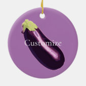 Aubergine Thunder_Cove Keramisch Ornament (Achterkant)