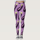 Aubergine Thunder_Cove Leggings (Voorkant)