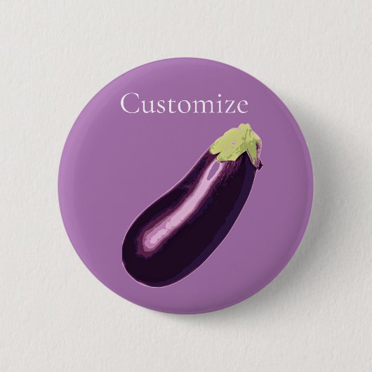 Aubergine Thunder_Cove Ronde Button 5,7 Cm (Voorkant)