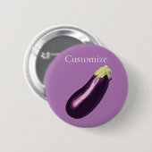 Aubergine Thunder_Cove Ronde Button 5,7 Cm (Voorkant /achterkant)
