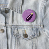 Aubergine Thunder_Cove Ronde Button 5,7 Cm (In situ)
