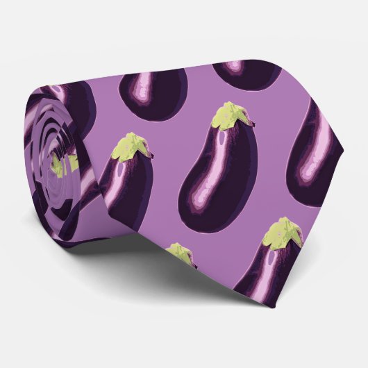 Aubergine Thunder_Cove Stropdas (Opgerold)