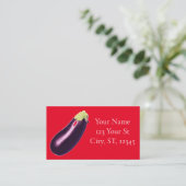 Aubergine Thunder_Cove Visitekaartje (Staand voorkant)