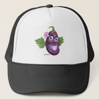 aubergine trucker pet
