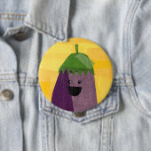 Aubergine! Vegeta-Button Ronde Button 4,0 Cm (In situ)