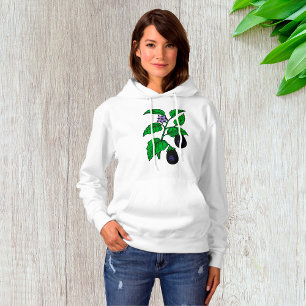 Aubergine Vrouwen Hoodie
