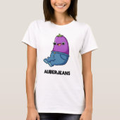 Auberjeans Grappige aubergine Pun T-shirt (Voorkant)