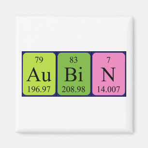 Aubin periodiek table name magnet