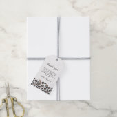 Aubree - Aardse Luipaardprint Favor Tag Cadeaulabel (Met Touw)