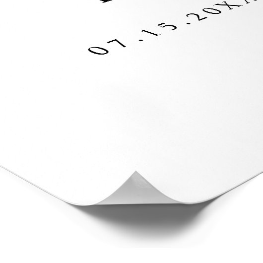 AUBREE Boho Leopard Print Baby shower Welkom (Hoek)