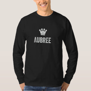 Aubree de Koningin Kroon & Naam Ontwerp - Vrouwen  T-shirt