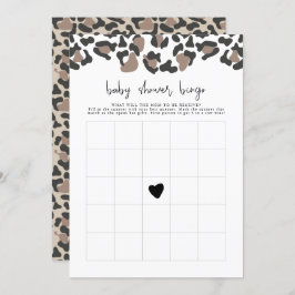 AUBREE het Baby shower Bingo Game van de Safari va Kaart