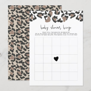 AUBREE het Baby shower Bingo Game van de Safari va Kaart
