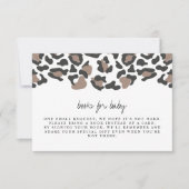 Aubree - Leopard Print Baby Boeken voor Baby Invoe Kaart (Voorkant)