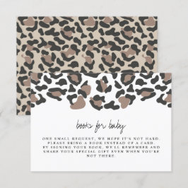 Aubree - Leopard Print Baby Boeken voor Baby Invoe Kaart