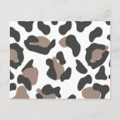 AUBREE luipaard Druk Safari Time Capsule Informatiekaartje (Achterkant)