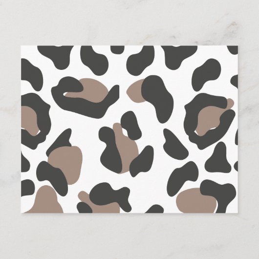 AUBREE luipaard Druk Safari Time Capsule Informatiekaartje (Achterkant)