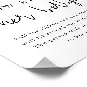 AUBREE Luipaardprint Hoe Groot is Haar Buik Spel Poster (Hoek)