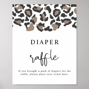 AUBREE Luipaardprint Safari Luierspel Game Poster