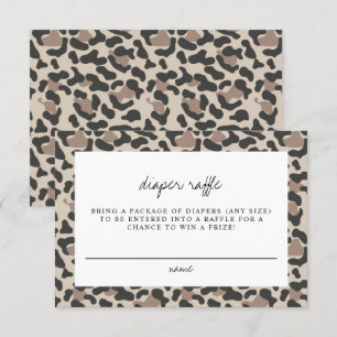 Aubree - Oerwoud Safari Animal Print Raffle Kaart