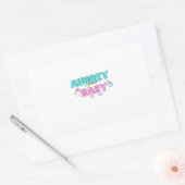 Aubrey baby rechthoekige sticker (Envelop)