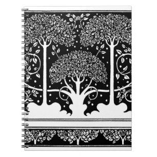 Aubrey Beardsley Art Nouveau Boompatroonprint Notitieboek