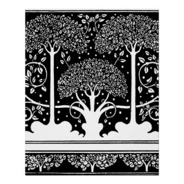 Aubrey Beardsley Art Nouveau Boompatroonprint Poster
