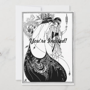 Aubrey Beardsley De Pauwensrok Art Nouveau Kaart