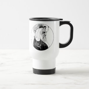 Aubrey Beardsley De Pauwensrok Art Nouveau Reisbeker