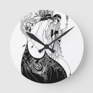 Aubrey Beardsley De Pauwensrok Art Nouveau Ronde Klok
