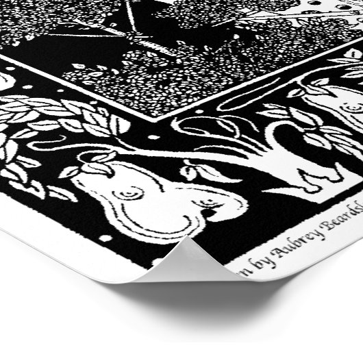 Aubrey Beardsley Illustration Poster (Hoek)