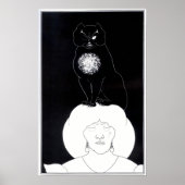 Aubrey Beardsley - Poster met zwarte kat (Voorkant)