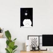 Aubrey Beardsley - Poster met zwarte kat (Thuiskantoor)