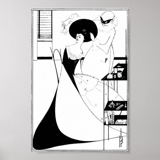 Aubrey Beardsley Salome Illustratie Poster (Voorkant)