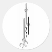 Aubrey Beardsley Sticker (Voorkant)