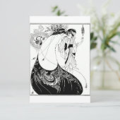 Aubrey Beardsley The Peacock Save The Date (Staand voorkant)