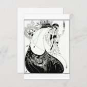 Aubrey Beardsley The Peacock Save The Date (Voorkant / Achterkant)